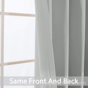 Light Grey Blackout Curtains 72 Inch Long